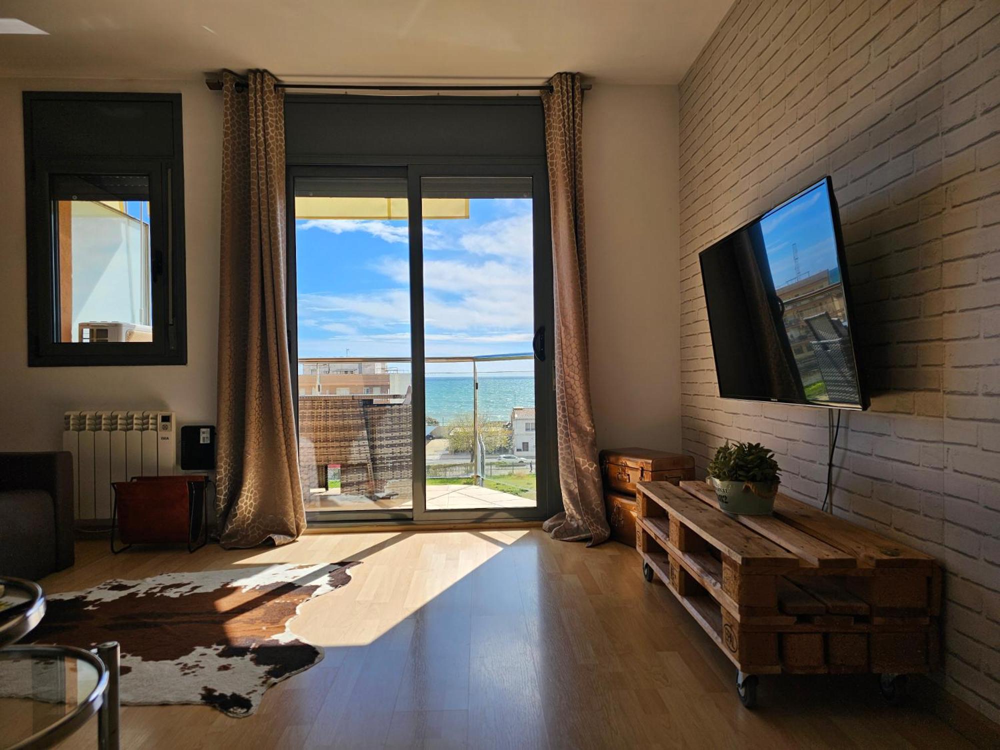 Apartment Beach Front Canet Canet De Mar Exterior photo